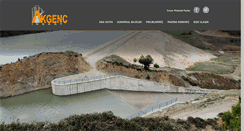 Desktop Screenshot of akgencinsaat.com